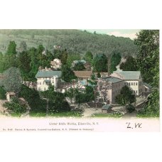 Ulster Knife Works Ellenville N Y original postcard