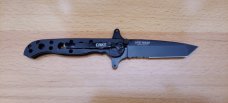 CRKT M16-10KSF Tanto Black With Triple Point Serrations Stainless Steel Handle