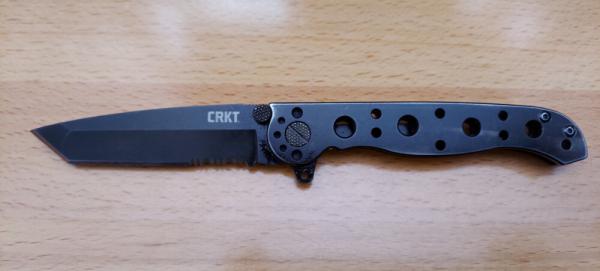 CRKT M16-10KS Tanto Black With Triple Point Serrations Stainless Steel Handle