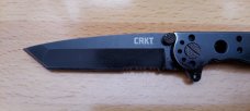CRKT M16-10KS Tanto Black With Triple Point Serrations Stainless Steel Handle