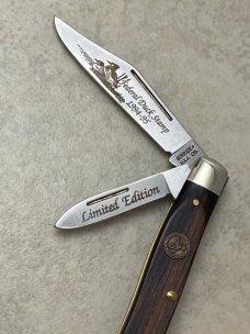 Schrade + USA LTD 1994/95 Federal Duck Stamp Commemorative Fixed Blade Knife in Box