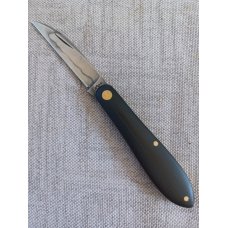 Tracy LaRock Teardrop Wharn..W2..Black G10.. 2.5" blade and 3 5/8" closed..Hamon..brass liners & pin