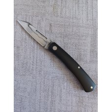 Tracy LaRock Native SlipjointW2Black G10 25quot blade amp 3 58quot closedHamonsteel liners amp pin