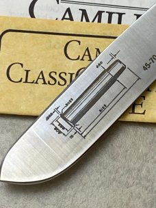 Camillus NY USA CCC-1 Bone Classic Cartridge 45-70 Gov't. Knife in Box