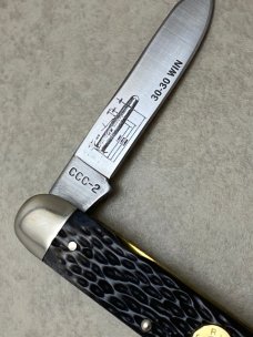 Camillus NY USA CCC-2 Bone Classic Cartridge 30-30 WIN Knife in Box