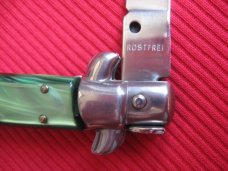 Vintage ROSTFREI Italian 1970's 11" Stiletto Switchblade Knife.