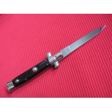 Vintage 1960's Italian Small 6 3/4" Size Button Open Button Close Stiletto Switchblade Knife