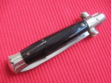 Vintage 1960's Italian Small 6 3/4" Size Button Open Button Close Stiletto Switchblade Knife