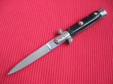 Vintage 1960's Italian Small 6 3/4" Size Button Open Button Close Stiletto Switchblade Knife