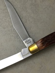 Camillus USA Rimfire Classic 22LR-2 Delrin Trapper Knife in Box