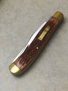 Camillus USA Rimfire Classic 22LR-2 Delrin Trapper Knife in Box