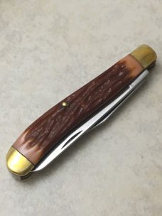 Camillus USA Rimfire Classic 22LR-2 Delrin Trapper Knife in Box