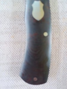Rhidian Ironwood Burl Native ..Cpm154..3 5/8" closed...Federal Shield..coa.. slip..pouch