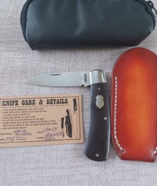 Rhidian Ironwood Burl Native ..Cpm154..3 5/8" closed...Federal Shield..coa.. slip..pouch