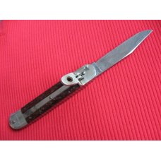 Rare Vintage German F.A. BOWER IMP. CO. Jigged Bone Leverlock Knife