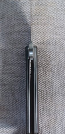Jared Oeser Native Flipper Linerlock..Zircote...Cpm154. 4" closed..Full Swag..DOB 5/2021