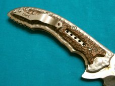 CRKT FOSSIL 5470 FOLDING HUNTER HUNTING SKINNING LOCKBACK SURVIVAL POCKET KNIFE KNIVES