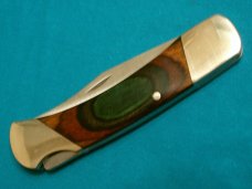 CUSTOM MCCOY HUNTER HUNTING SKINNING LOCKBACK FOLDING SURVIVAL POCKET KNIFE KNIVES SHEATH USA