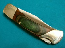 CUSTOM MCCOY HUNTER HUNTING SKINNING LOCKBACK FOLDING SURVIVAL POCKET KNIFE KNIVES SHEATH USA
