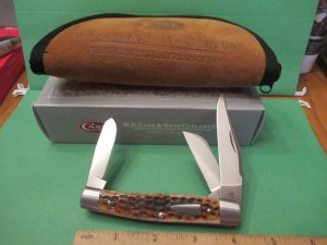 Case XX 2018 Tony Bose Premium Brown Bone Stockman Pattern # TB632018 154CM