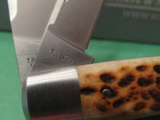 Case XX 2018 Tony Bose Premium  Brown Bone Stockman Pattern # TB632018  154CM