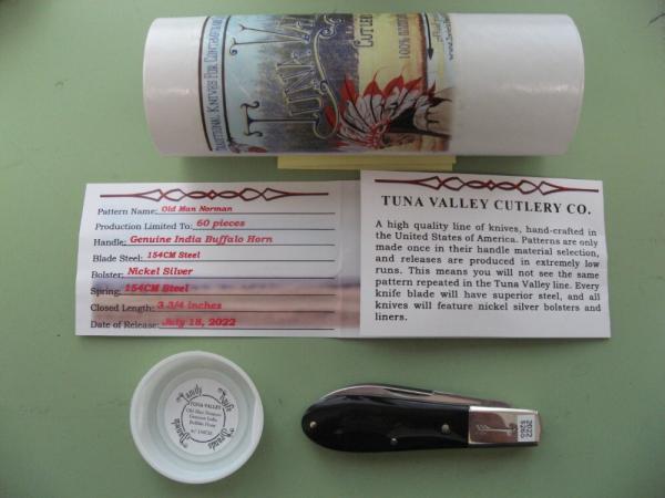 TUNA VALLEY OLD MAN NORMAN BUFFALO HORN #1