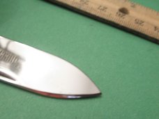 Queen Cutlery USA Linen Micarta Swing Guard Pattern # 1L