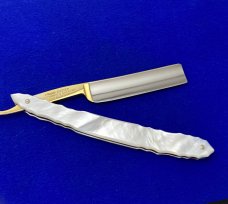 Fight'n Rooster Solingen Germany US Constitution 1 of 200 Pearl Straight Razor Knife