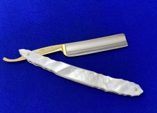 Fight'n Rooster Solingen Germany US Constitution 1 of 200 Pearl Straight Razor Knife