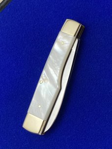 Fight'n Rooster Solingen Germany Palmetto Curlery Club 1 of 200 Pearl Gunstock Knife