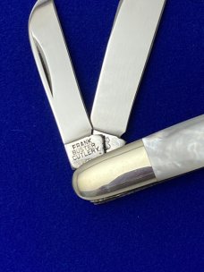 Fight'n Rooster Natl' Knife Founders Museum 1 of 2600 1980 Pearl Stockman Knife