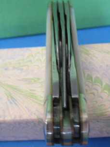 Bulldog Brand Mother of Pearl Peacock 5 Blade Sowbelly 