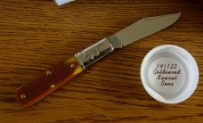 Great Eastern Cutlery Tidioute #141122 TC Barlow, Goldenrod Sawcut Bone Handle, New (GEC 14) #2
