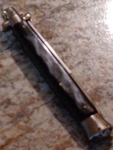 13" imitation  horn Italian Stiletto. INOX 