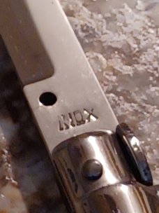 13" imitation  horn Italian Stiletto. INOX 
