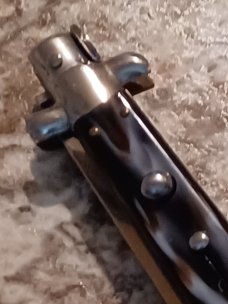 13" imitation  horn Italian Stiletto. INOX 
