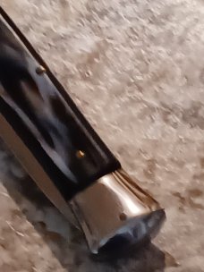 13" imitation  horn Italian Stiletto. INOX 