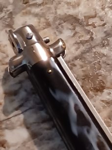 13" imitation  horn Italian Stiletto. INOX 