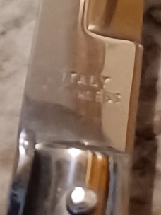 13" imitation  horn Italian Stiletto. INOX 
