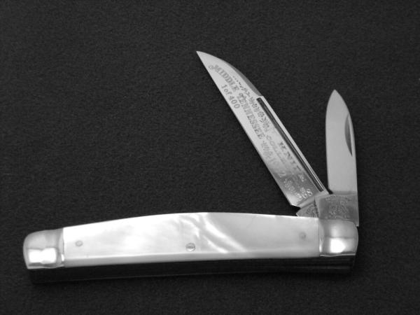 Fight'n Rooster Germany Middle TN Knife Collectors 1982 1 of 400 2-Blade Congress Knife
