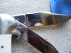 Frost Japan Surgical Steel Scrimshaw Knife Duck 