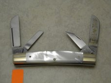 Fightn Rooster Solingen Germany Pearl "The Captain's Rooster" Congress Knife