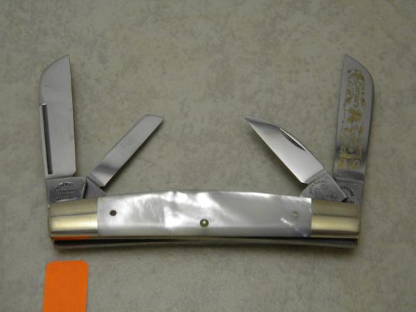 Fightn Rooster Solingen Germany Pearl "The Captain's Rooster" Congress Knife