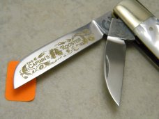 Fightn Rooster Solingen Germany Pearl "The Captain's Rooster" Congress Knife