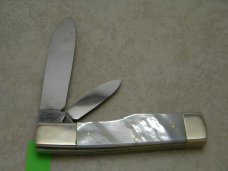 Fightn Rooster Solingen Germany Pearl 1981 Intl' 1 of 600 Gunstock Jack Knife