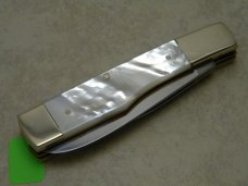 Fightn Rooster Solingen Germany Pearl 1981 Intl' 1 of 600 Gunstock Jack Knife