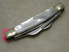 Fightn Rooster Germany Pearl 1984 Mid. TN Knife Collector's 1 of 200 Congress Knife