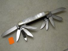 Fightn Rooster Germany Pearl 1987 10 Blade Middle TN Tenth Anniv.  1 of 110  Stockman Knife
