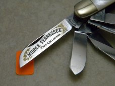 Fightn Rooster Germany Pearl 1987 10 Blade Middle TN Tenth Anniv.  1 of 110  Stockman Knife