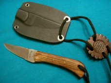 CUSTOM F HAIRE SUNRAY TX SKINNER HUNTING SKINNING FIXED BLADE SURVIVAL NECK KNIFE KNIVES SHEATH